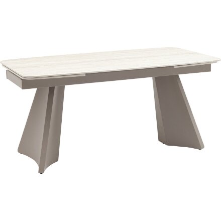 Стол обеденный Eliora 160-240*90 см серая керамика 