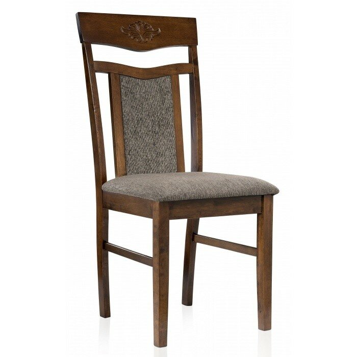 Стул деревянный Sketch dirty oak / dark brown 